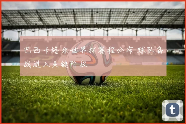 巴西卡塔尔世界杯赛程公布 球队备战进入关键阶段