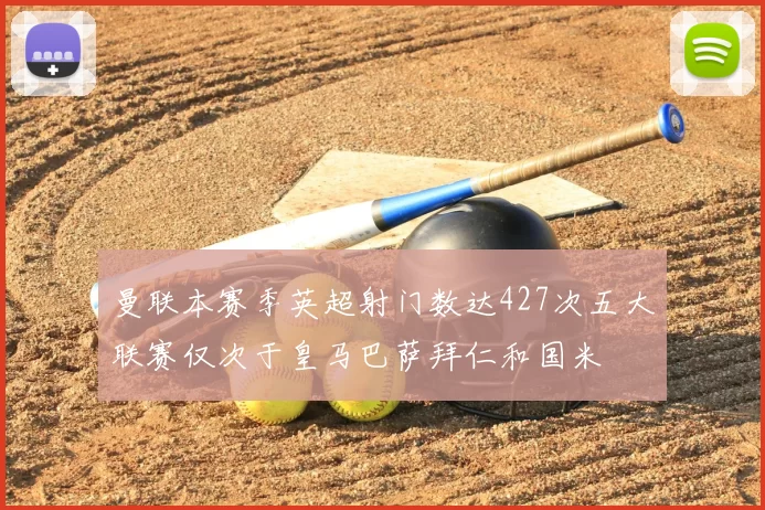 曼联本赛季英超射门数达427次五大联赛仅次于皇马巴萨拜仁和国米