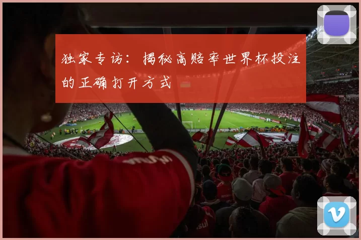 独家专访:揭秘高赔率世界杯投注的正确打开方式
